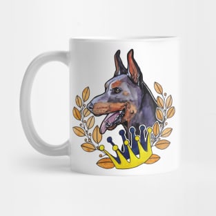 hand watercolour drawing "Royal Doberman" Mug